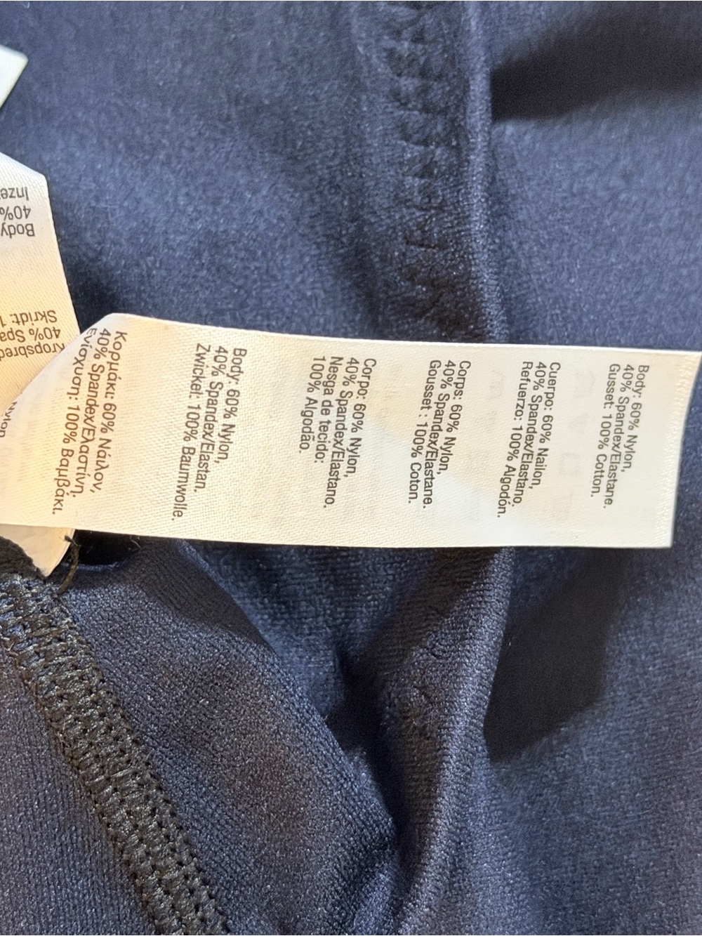 SPANX Navy High Rise Shaping Capri Leggings XL Pull On Activewear Workout Shape - Picture 7 of 8